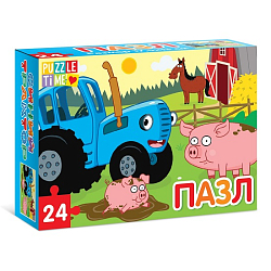 Пазл «Синий трактор: Весёлая ферма», 24 элемента 7673639