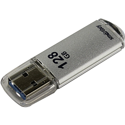 USB 128Gb Smart Buy V-Cut серебро