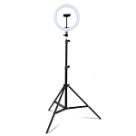Светодиодное кольцо-подставка WALKER  WLR-3010, 30 см, белый свет (со штативом)