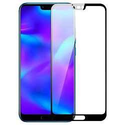 Противоударное стекло 5D BRAUFFEN для Huawei Honor 10, черный (в ТЕХПАКЕ)