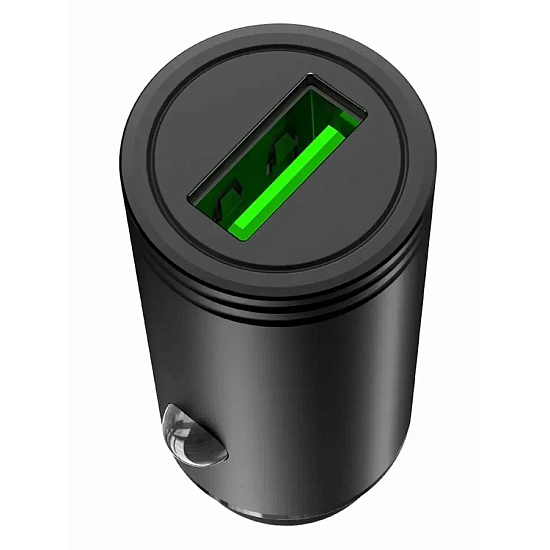 Авто ЗУ 1USB XO CC39, черное, 18Вт
