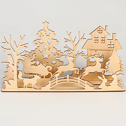 Заготовки для творчества. Новогоднее украшение для дома «Оленья упряжка»