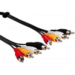 Кабель 4RCA <--> 4RCA  1.0м СИГНАЛ