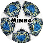 Мяч футбольный MINSA, PU, машинная сшивка, 12 панелей, р. 5 5448293