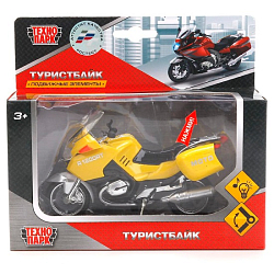 Модель металл свет-звук ТУРИСТБАЙК 12,5 см Технопарк