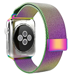 Металлический ремешoк NONAME для Apple Watch 38/40mm хамелеон (1609)