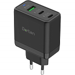 Сетевое ЗУ 3USB DORTEN DN206801 65W Black