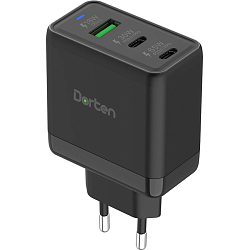 Сетевое ЗУ DORTEN 65W GaN PD3.0/PPS+QC3.0 Черный (N206801)
