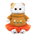 Мягкая игрушка Кошечка Ли-Ли в трикотажном платье с оборкой , 27 см (LK27-170)