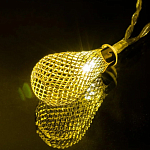Гирлянда светодиодная PERFEO "Капля 1" 10LED, металл, 1.5м, 2хАА