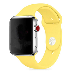 Силиконовый ремешок для Apple Watch (38/40mm) (32 лимонный)
