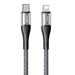 Кабель Lightning <--> Type-C  1.2м REMAX RC-C116, серебро, 30W