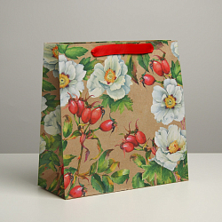 Пакет крафтовый квадратный For you, 30 × 30 × 12 см    7183922