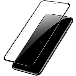 Противоударное стекло 3D HOCO для iPhone 14 Pro Max черное, Privace усиленые края