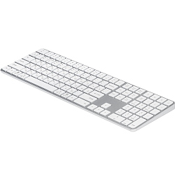 Клавиатура БП DEPPA 71111, белый, алюминий, c цифровым блоком Max Keyboard для MAC, Windows