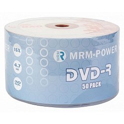 Диск DVD-R MRM-POWER 4.7GB/120MIN (Bulk-50)