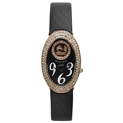 Наручные часы Romanson RL 7267Q LR(BK) "giselle" s.sapphire Swarovski