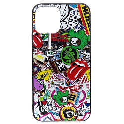 Задняя накладка SC302 для iPhone 12 (001) (multicolor)