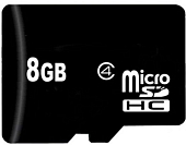 micro SD  8Gb class 4