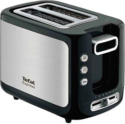 Тостер TEFAL TT365031 серебристый/черный