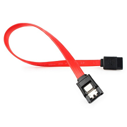 Кабель интерфейсный SATAIII  0.3м Cablexpert CC-SATAM-DATA-0.3M, 7pin/7pin, защелка, пакет <14823>