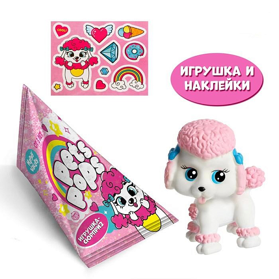 Игрушка-сюрприз «Pets pops» с наклейками, МИКС