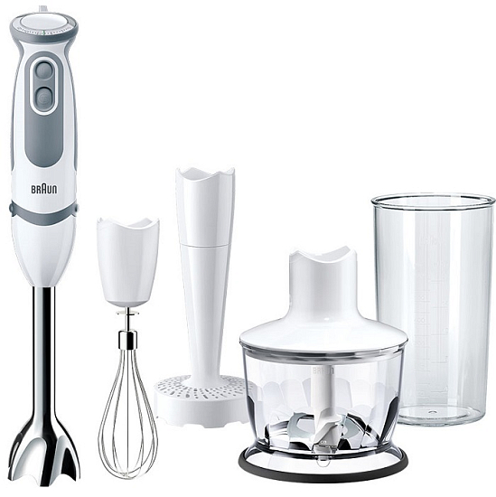 Блендер BRAUN MQ5237 серый/белый
