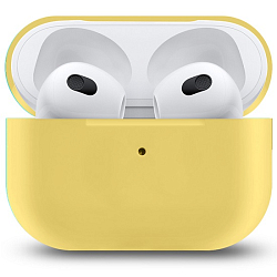 Силиконовый чехол ISA для AirPods 3 Silicone yellow