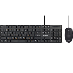 Клавиатура+мышь GEMBIRD KBS-9050L, черный