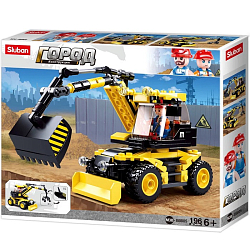 Конструктор Sluban Город «Карьерный экскаватор», 196 деталей 5146995