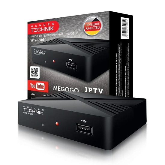 Ресивер DVB-T2 WUNDER TECHNIK WT2-P901