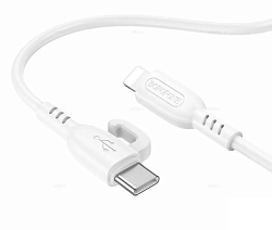 Кабель USB <--> microUSB  1.0м BOROFONE BX91 Symbol, белый