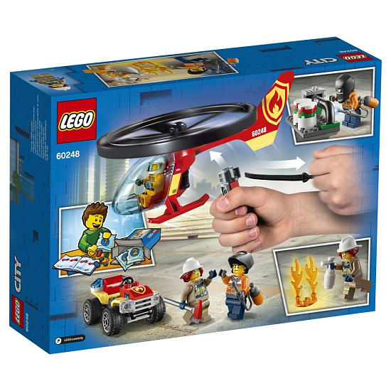 Конструктор LEGO City 60248 Пожарный спасательный вертолёт