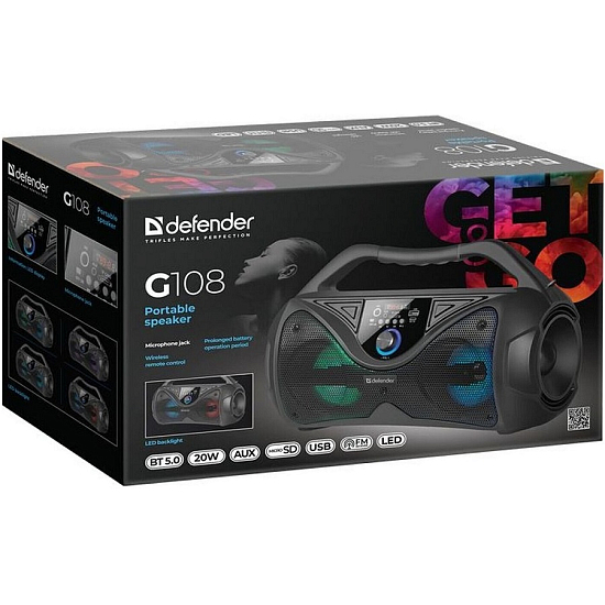 Колонка портативная DEFENDER G108