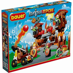 Конструктор «Битва за трон», набор с катапультой и башней