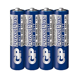 Элемент питания GP R03 Power Plus синий (4/40/200)