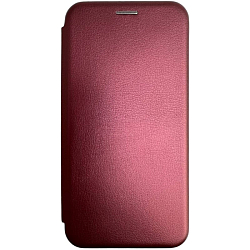 Чехол футляр-книга ZIBELINO Book для Xiaomi Redmi Note 8 2021/2019 (бордовый)
