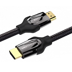 Кабель HDMI <--> HDMI  3.0м HDTV Premium черный, V2.0 в оплетке