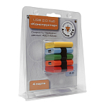 USB-хаб KONOOS UK-06 "Конструктор", 4 порта, блистер