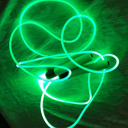 Скакалка гимнастическая CAMELION J3LED (со световым эффектом, зеленая)