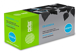 Картридж Cactus CS-CC531A голубой для HP Color LaserJet CP2025/CM2320mfp (2800стр.)