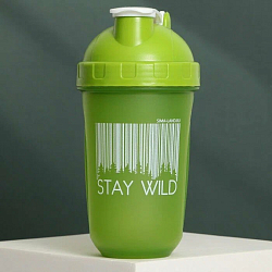 Шейкер пластиковый Stay Wild, 500 мл 9582946