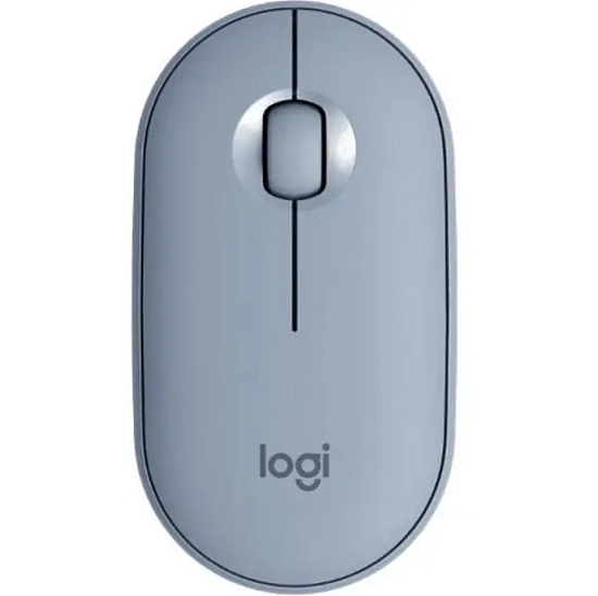 Мышь БП LOGITECH Pebble M350 голубой