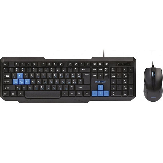 Клавиатура+мышь SMARTBUY ONE 230346-KB черно-синий