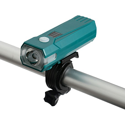 Фонарь велосипедный передний аккумуляторный, водонепроницаемый,3 режима, с сигналом 10332219