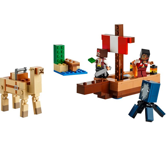 Конструктор LEGO Minecraft 21259 Путешествие пиратского корабля