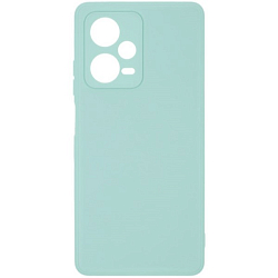 Задняя накладка ZIBELINO Soft Matte для Xiaomi Redmi Note 12 Pro Plus 5G (мятный) с микрофиброй