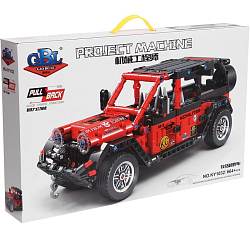 Конструктор инерционный «Внедорожник», коллекционная модель, 664 детали 9275026