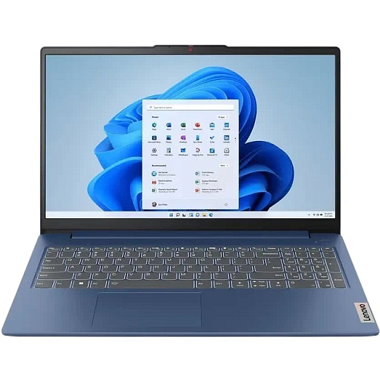 Ноутбук 15.6" Lenovo IP3 Slim 15IAH8 (Intel Core i5-12450H/ 8Gb/ SSD 512Gb/ DOS) (83ER0033RM), синий 