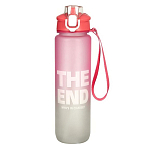 Бутылка для воды "THE END", 1 л, розовая